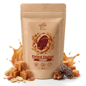 Nustino Bites – Сушені Фініки – Caramel Peanut 100 г