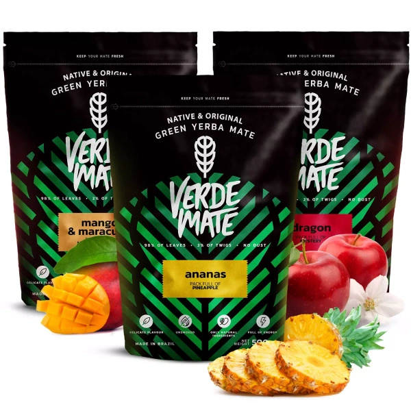 Набір Єрба Мате Verde Mate Green фруктовий 3х500 1,5 кг