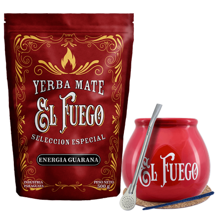 Стартовий набір для Yerba Mate El Fuego 500g STRONG