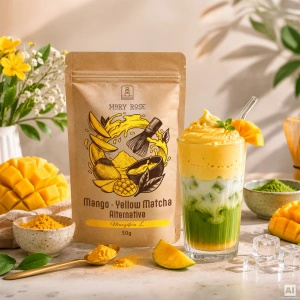 Набір кольорових матча: Red Matcha + Orange Matcha + Yellow Matcha