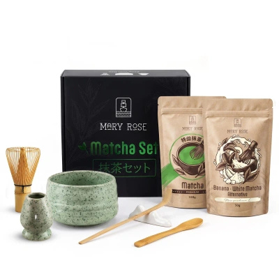 Подарунковий набір для кольорового Matcha Latte: Matcha + White Matcha + аксесуари