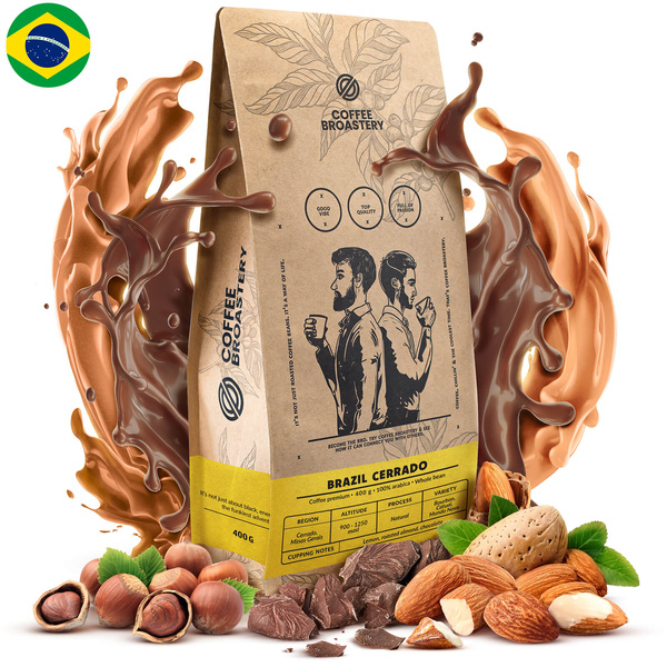 Кавові зерна Bro Coffee Roastery - Brazil Cerrado Premium 400 г