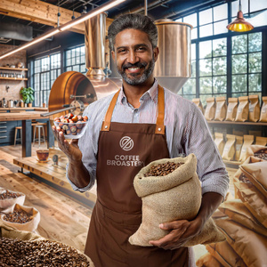 Кавові зерна Coffee Broastery - India Karnataka Premium 400 г