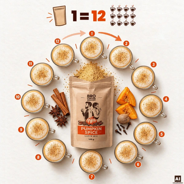 Bro Coffee Roastery – Pumpkin Spice Latte Mix 100 г