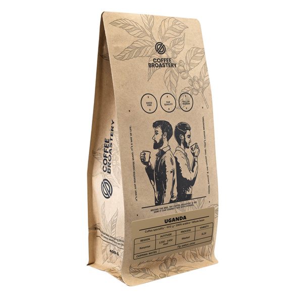 Кавові зерна Coffee Broastery - Uganda Kanyenye Speciality 400 г