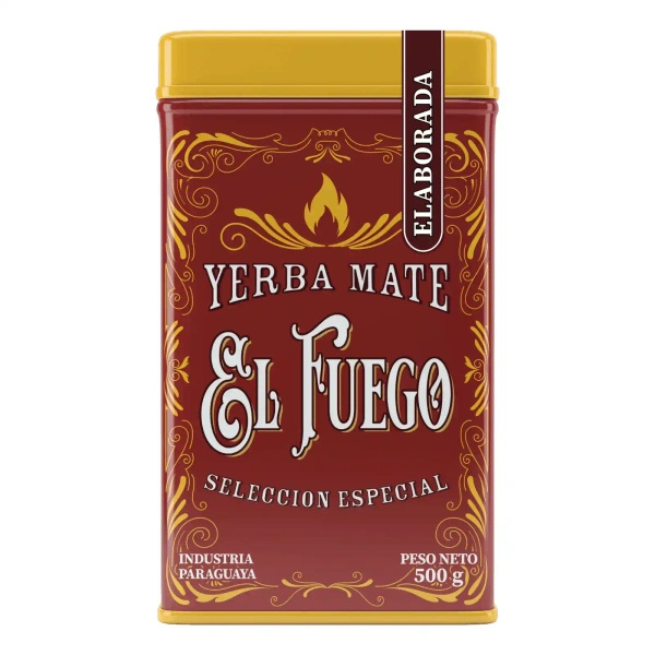 Yerbera – Металева банка + El Fuego Elaborada 0,5 кг