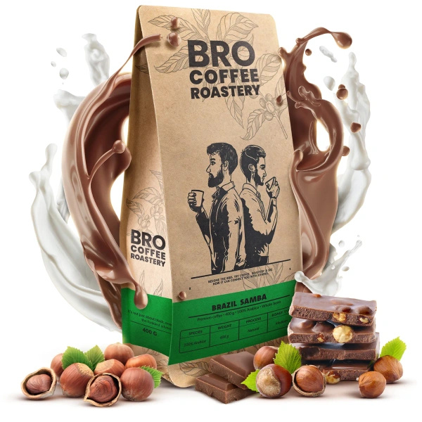 Кавові зерна Bro Coffee Roastery – Brazil Samba Premium 400 г
