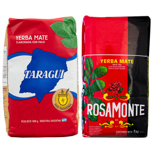 Йерба Мате 2x1 кг ROSAMONTE + TARAGUI CON PALO 2kg