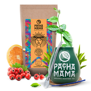 Набір Guayusa Pachamama Citrus 100г + Калабаш + Бомбілла