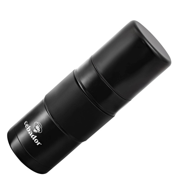 Yerbomos X ALL IN ONE - 450 мл - Посудина, термос і бомбілья в одному флаконі (чорний)