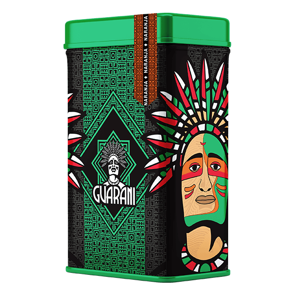 Yerbera – Металева банка + Guarani Naranja 0,5 кг
