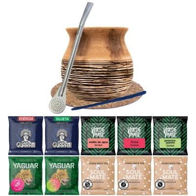 Набір Матеро Калабас Yerba Verde Mate Green 10x50
