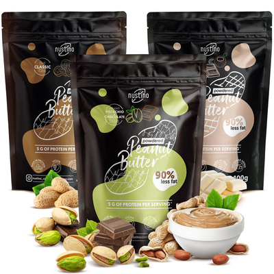 Набір 3x Порошок Арахісового Масла Nustino