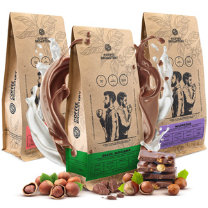 Набір кави Bro Coffee Roastery Costa Rica San Rafael + Nicaragua Colibrí Azul + Brazil Samba 3x1кг (3кг)