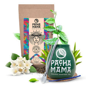 Набір Guayusa Pachamama Jazmín 100г + Калабаш + Бомбілла