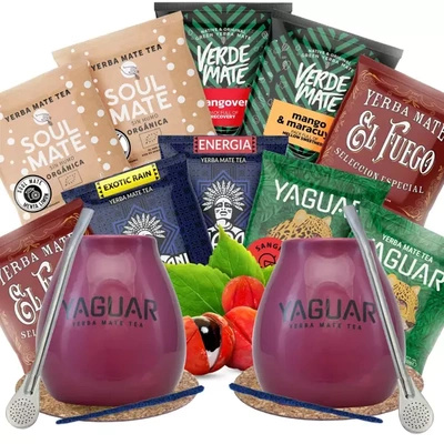 Набір Yerba Mate Mateo для двох Bombilla
