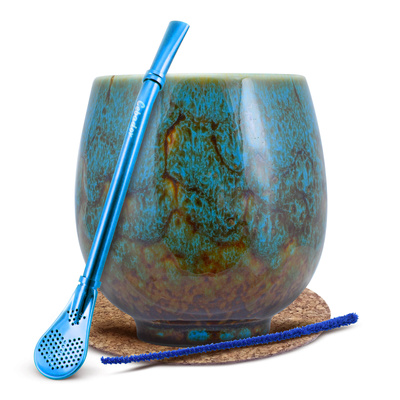 Набір аксесуарів для Yerba Mate: Калабаса + Бомбілья
