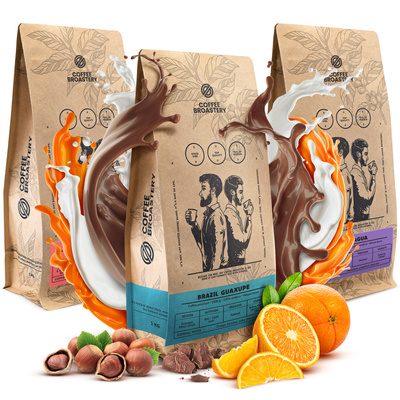 Набір Bro Coffee Roastery Costa Rica San Rafael + Nicaragua Colibrí Azul + Brazil Guaxupe 3x1кг (3кг)