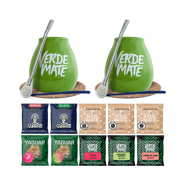 Набір Yerba Verde Mate Green Калабас Бомбілія 10x50