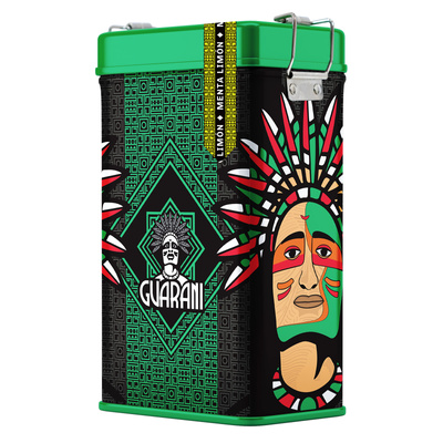 Yerbera – Металева банка + Guarani Menta Limón 0,5 кг