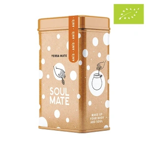 Yerbera – Металева банка + Soul Mate Orgánica Anís 0,5 кг