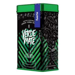Yerbera – Металева банка + Verde Mate Green Fuerte  0,5 кг
