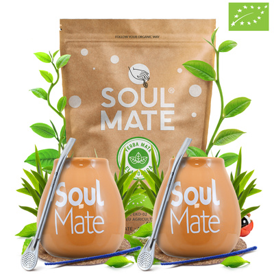 Стартовий набір для двох Йерба Мате Soul Mate Organica 500 г