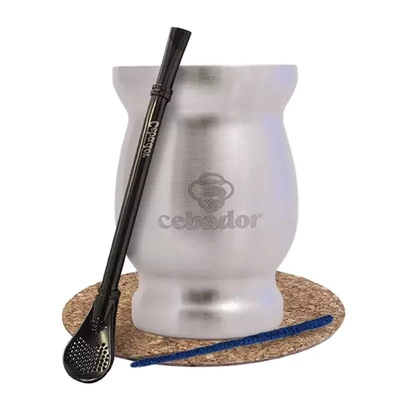 TermoMate Matero срібляста термосебадор бомбілья