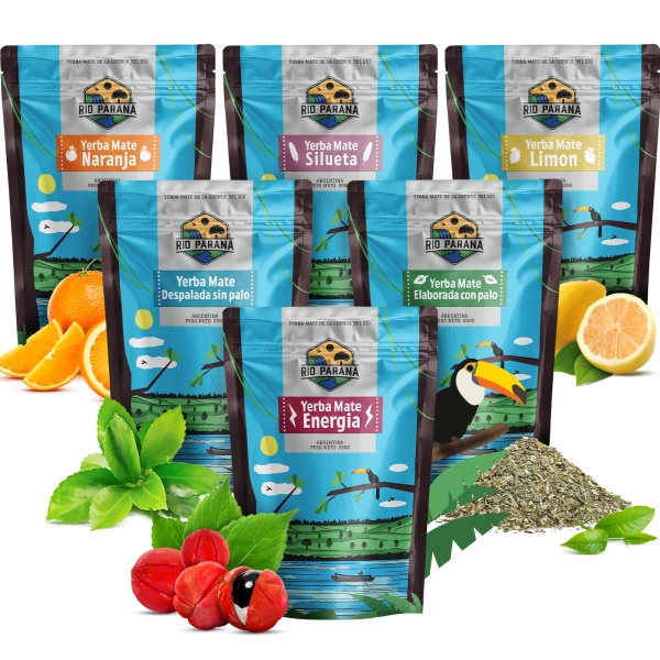 Набір Yerba Mate Rio Parana різних видів 6x500г