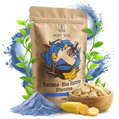 Mary Rose – Blue Matcha Alternative – Банан (порошок) 100 г