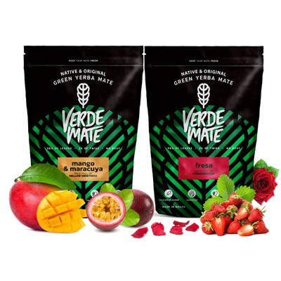 Yerba Verde Мате Манго Маракуйя Полуниця 2х500г