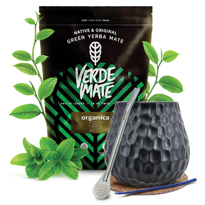 Набір Єрба Мате Verde Mate 500г 0,5кг Калабаш + Бомбілла