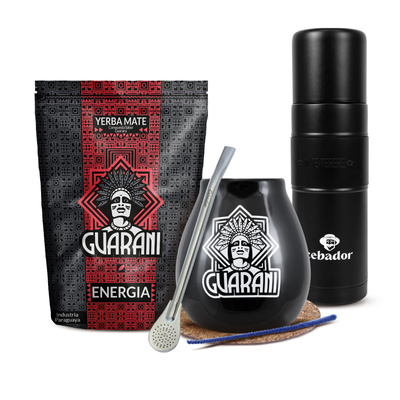 Набір Єрба Мате Guarani 500г 0,5кг Yerbomos XL + Калабаш + Бомбілла