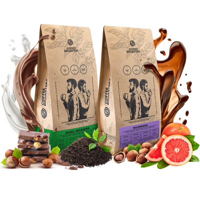 Набір кави Bro Coffee Roastery Nicaragua Colibrí Azul + Brazil Samba 2x1кг (2кг)
