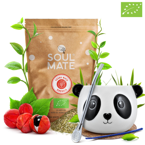 Набір Йерба Мате Soul Mate Energia 500г Калабаш + Бомбілія