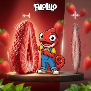 FiloLilo – Ліофілізована полуниця (скибочки) 20 г
