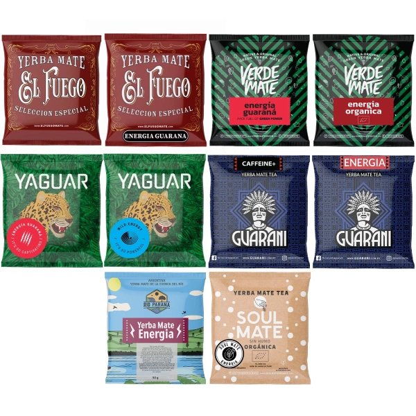 Йерба Мате КРАЩИЙ ДЛЯ СТАРТУ 10x50г НАЙПОТУЖНІШИЙ