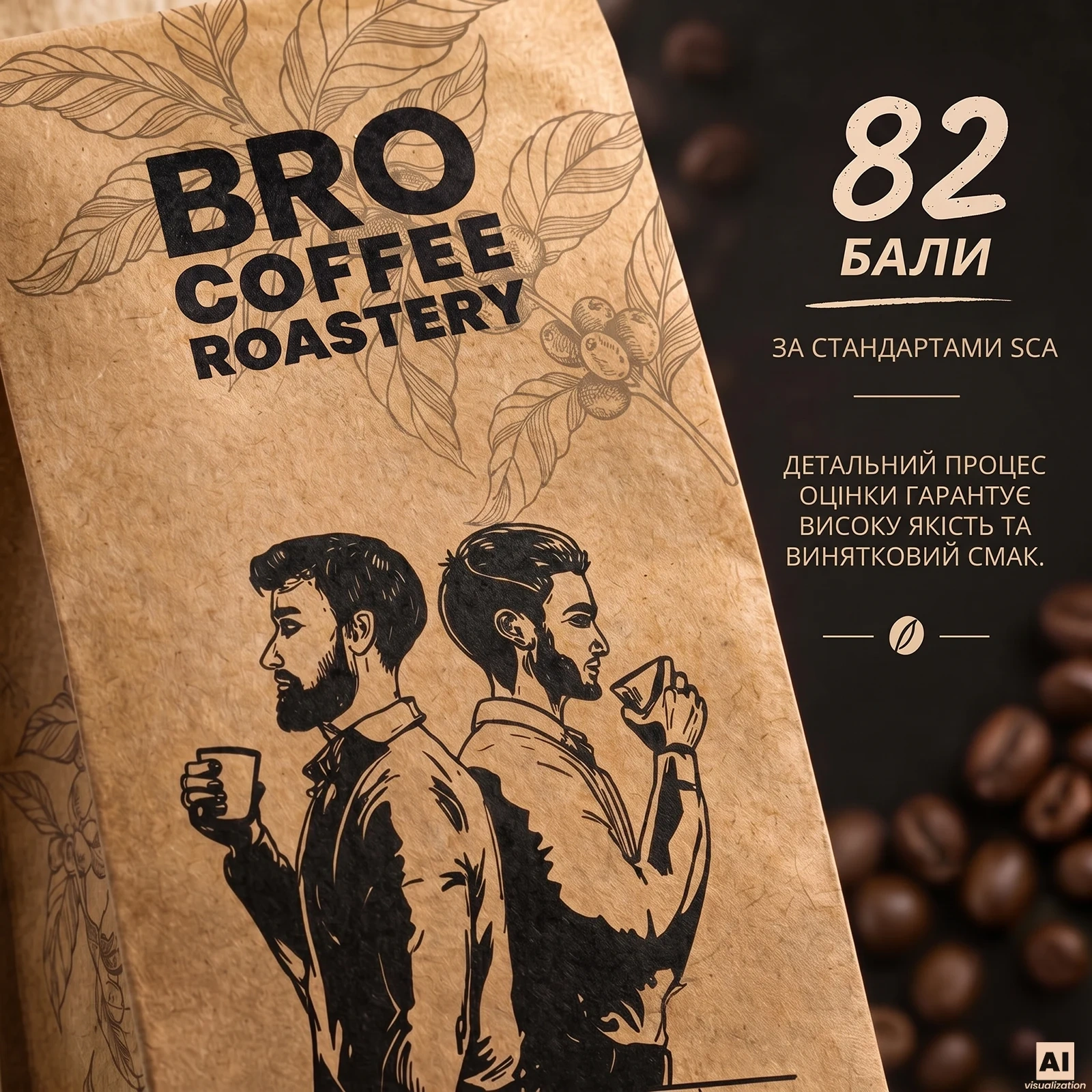 Bro Coffee Roastery Amico dall'Italia - 82 бали SCA