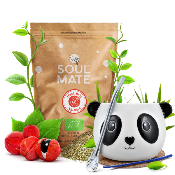 Набір Йерба Мате Soul Mate Energia 500г Калабаш + Бомбілія