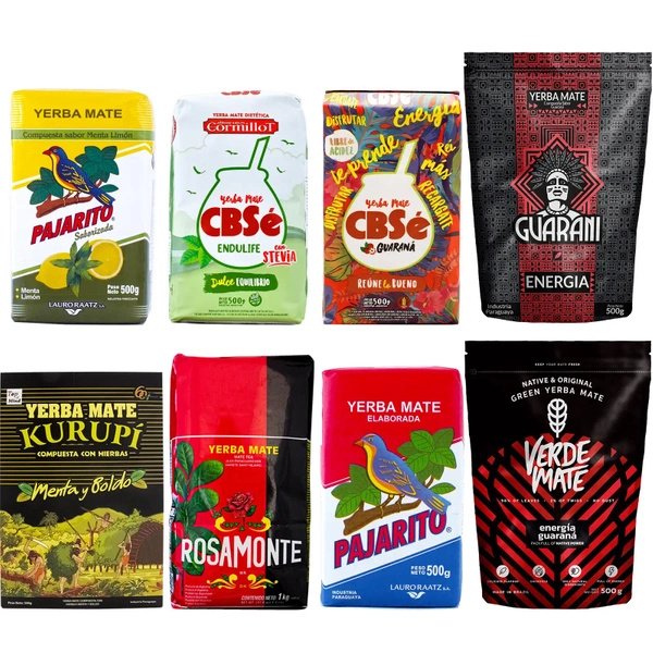 YERBA MATE 8x500 г CBSe Pajarito