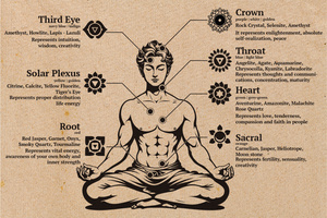 Паперова етикетка Будда камені TTL 100mm x 150mm