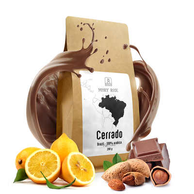 Mary Rose - Кавові зерна Brazil Cerrado premium 200 г