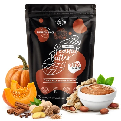 Nustino – Арахісове масло в порошку – Pumpkin Spice (без додавання цукру) 400 г