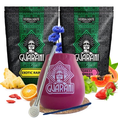 Набір фруктових калабашів Yerba Mate Guarani Fruit Calabash 2х500г