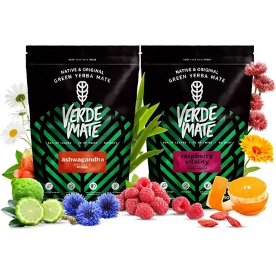 Yerba Verde Mate Ashwagandha Raspberry 1кг