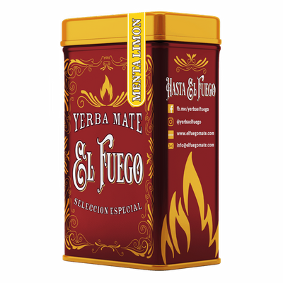 Yerbera – Банка з El Fuego Menta Limon 0,5 кг