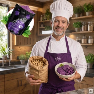 Nustino – Арахісове масло в порошку – Ube (без додавання цукру) 400 г