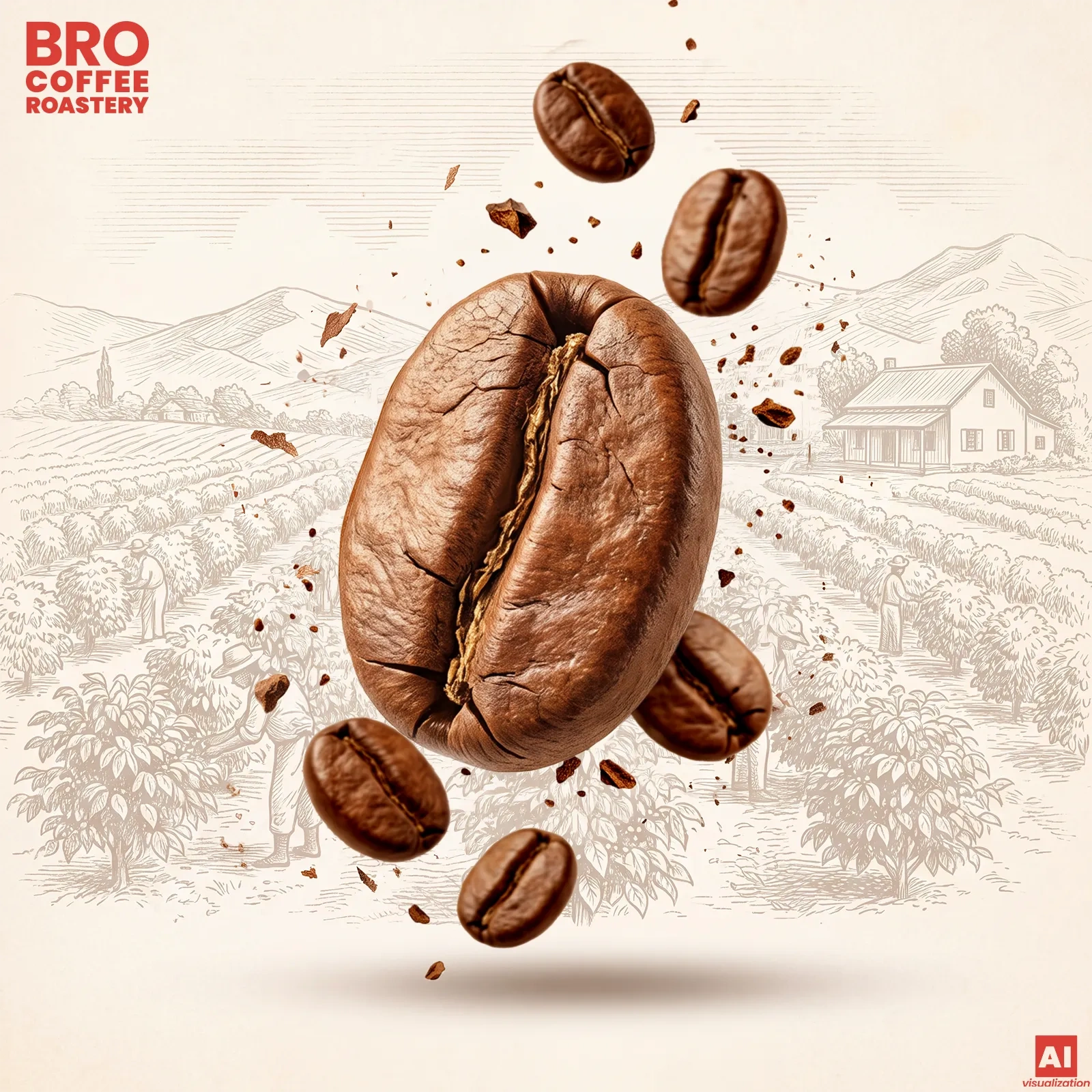 Зерна арабіки та робусти - Bro Coffee Roastery Crema Tango
