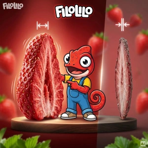 FiloLilo – Ліофілізована полуниця (скибочки) 20 г