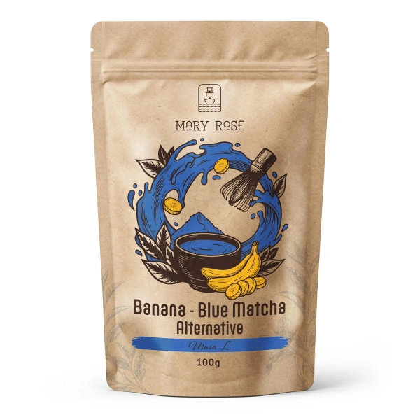 Mary Rose – Blue Matcha Alternative – Банан (порошок) 100 г